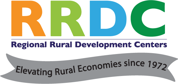 rrdc logo with text regional rural development centers and elevating rural economies since 1972