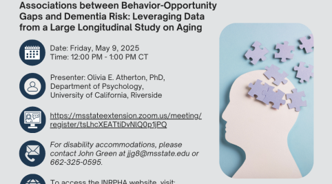 flyer for study on aging webinar