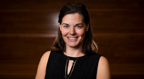 portrait of alison davis wearing a black sleeveless shirt